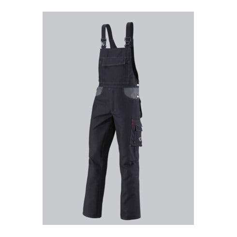 BP® Strapazierfähige Latzhose, schwarz/dunkelgrau