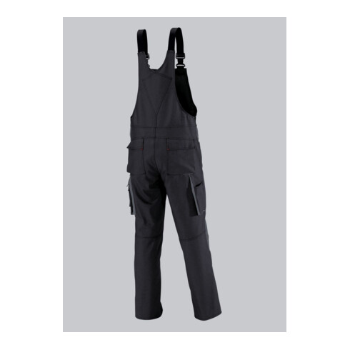 BP® Strapazierfähige Latzhose, schwarz/dunkelgrau