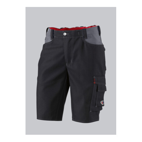 BP® Strapazierfähige Shorts, schwarz/dunkelgrau, Länge n