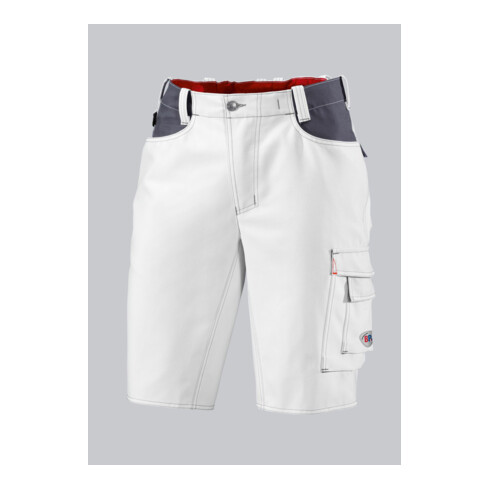 BP® Strapazierfähige Shorts, weiß/dunkelgrau, Länge n