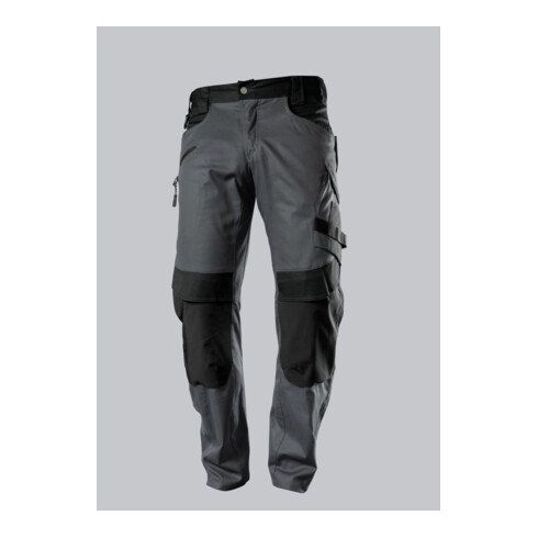 BP® Stretch-Arbeitshose mit Kniepolstertaschen, anthrazit/schwarz