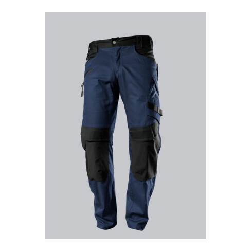 BP® Stretch-Arbeitshose mit Kniepolstertaschen, nachtblau/schwarz