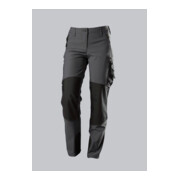BP® Superstretch-Arbeitshose mit Kniepolstertaschen für Damen, anthrazit/schwarz