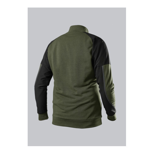 BP® Sweatshirt-Troyer, oliv/schwarz