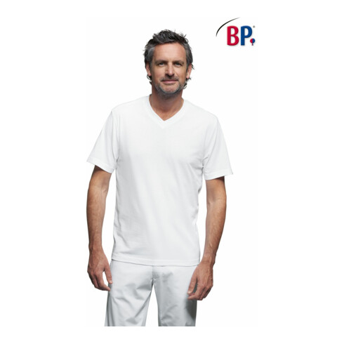 BP® T-Shirt für Sie & Ihn, weiß, 50% Baumwolle, 50% Polyester