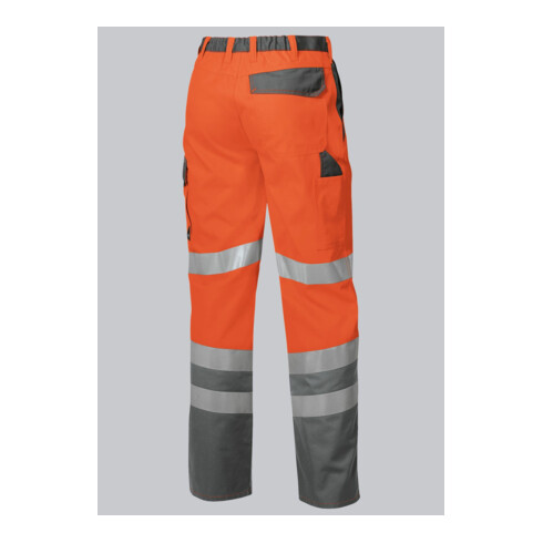 BP® Warnschutz-Hose mit Knietaschen, warnorange/dunkelgrau