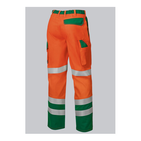 BP® Warnschutz-Hose mit Knietaschen, warnorange/grün
