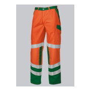 BP® Warnschutz-Hose mit Knietaschen, warnorange/grün