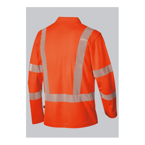 BP® Warnschutz-Langarmpoloshirt, warnorange