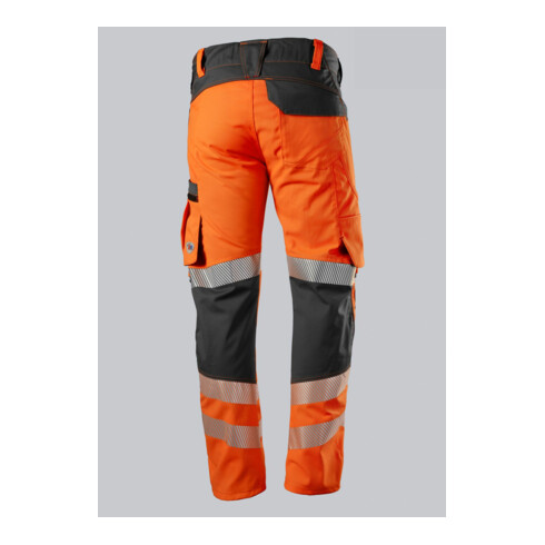 BP® Warnschutz-Stretch-Hose mit Knietaschen, warnorange/anthrazit