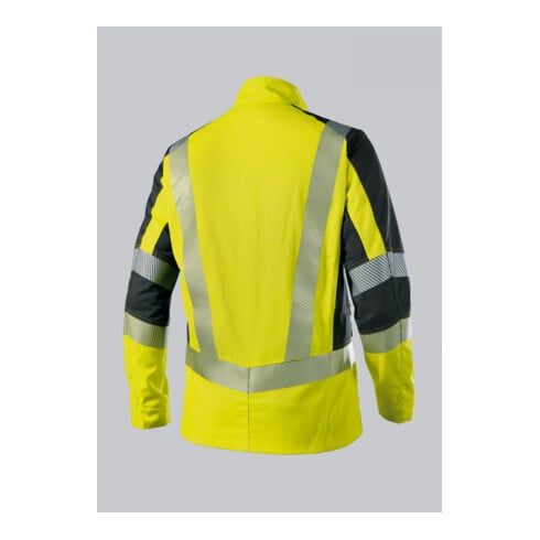 BP® Warnschutz-Stretch-Jacke, warngelb/anthrazit