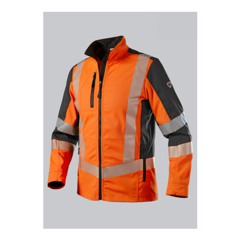 BP® Warnschutz-Stretch-Jacke, warnorange/anthrazit