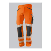 BP® Warnschutz-Superstretch-Hose mit Knietaschen, warnorange/anthrazit