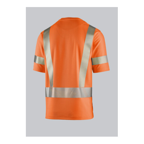 BP® Warnschutz-T-Shirt mit Ärmel-Reflexstreifen, warnorange