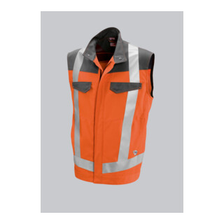 BP® Warnschutz-Weste, warnorange/dunkelgrau, Gr. 60/62, Länge n