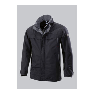 BP® Wetterschutzjacke, schwarz/dunkelgrau
