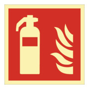 Brandschutzzeichen DIN EN ISO 7010 L200xB200mm Feuerlöscher Folie