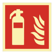 Brandschutzzeichen DIN EN ISO 7010 L200xB200mm Feuerlöscher Ku.