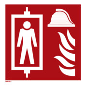 Brandschutzzeichen Feuerwehraufzug, Typ: 12200