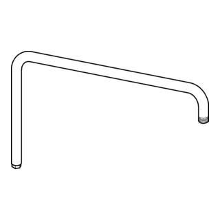 Bras de douche Hansa