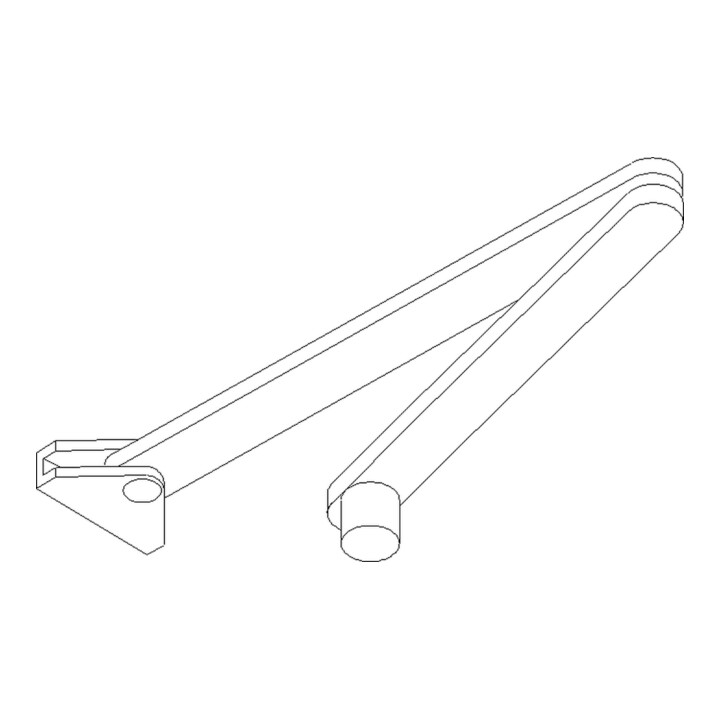 Bras normal stand. GEZE pour TS 2000 V/TS 4000