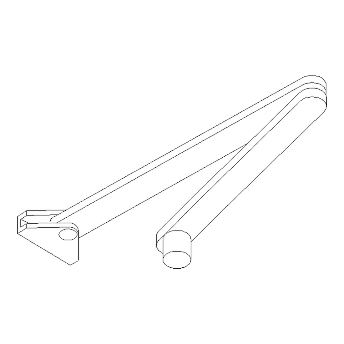 Bras normal stand. GEZE pour TS 2000 V/TS 4000