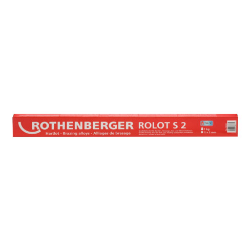Alliage de brasage Rothenberger ROLOT S 5, similaire à ISO 17672, 2x2x500 mm, 1 kg