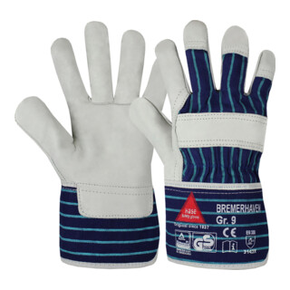 Gants de travail Hase en cuir grain de vache Bremerhaven