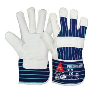 Gants de sécurité Hase Bremerhaven-Winter cuir grain de vachette d'hiver