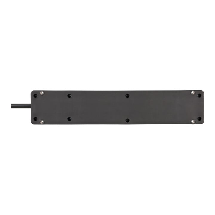 Bremounta Steckdosenleiste 4-fach schwarz 1,5m H05VV-F 3G1,5