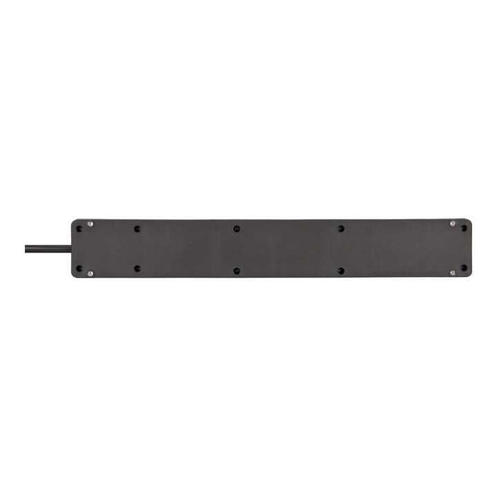 Bremounta Steckdosenleiste 6-fach schwarz 3m H05VV-F 3G1,5