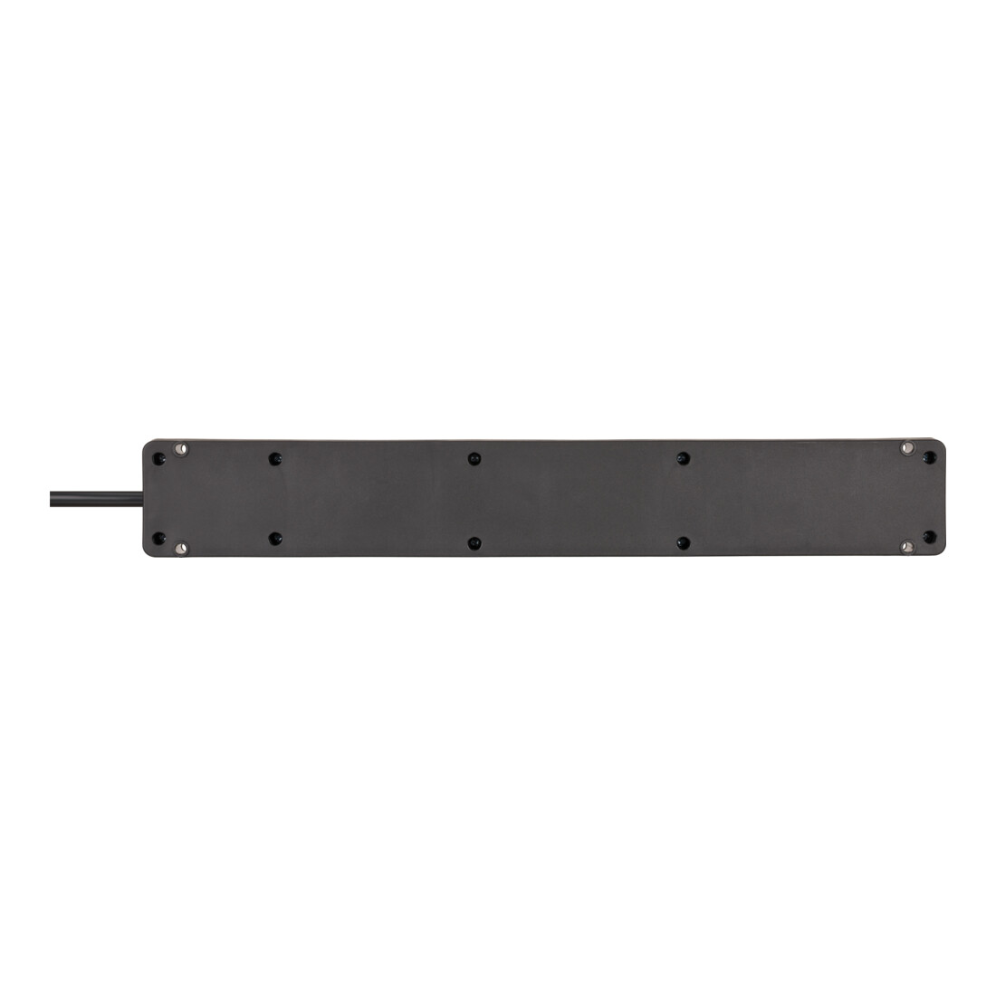 Bremounta Steckdosenleiste mit USB-Ladefunktion 5fach schwarz 3m