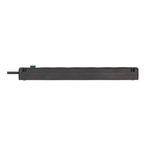 Bremounta Steckdosenleiste mit USB-Ladefunktion 5fach schwarz 3m