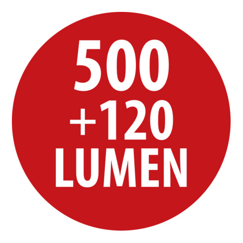 Brennenstuhl Accu Handlamp HL 501 A / Werkplaatslamp LED Accu met Magneet en 6 SMD-LED’s (Inspectielamp max. 10u brandduur, 500+120lm, 360° draaibare haak, kantelbare voet)