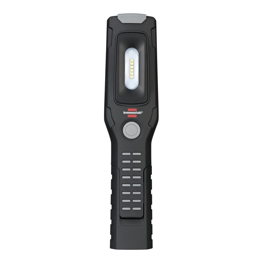 Brennenstuhl Accu Handlamp HL 501 A / Werkplaatslamp LED Accu met Magneet en 6 SMD-LED’s (Inspectielamp max. 10u brandduur, 500+120lm, 360° draaibare haak, kantelbare voet)
