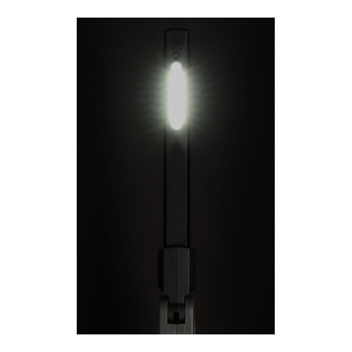 Brennenstuhl Accu LED Handlamp HL 400 AC / LED Werkplaatslamp met ingebouwde accu (400lm, 3 individueel schakelbare lichtbronnen, inklapbaar, brandduur max. 6u, incl. USB C oplaadkabel)