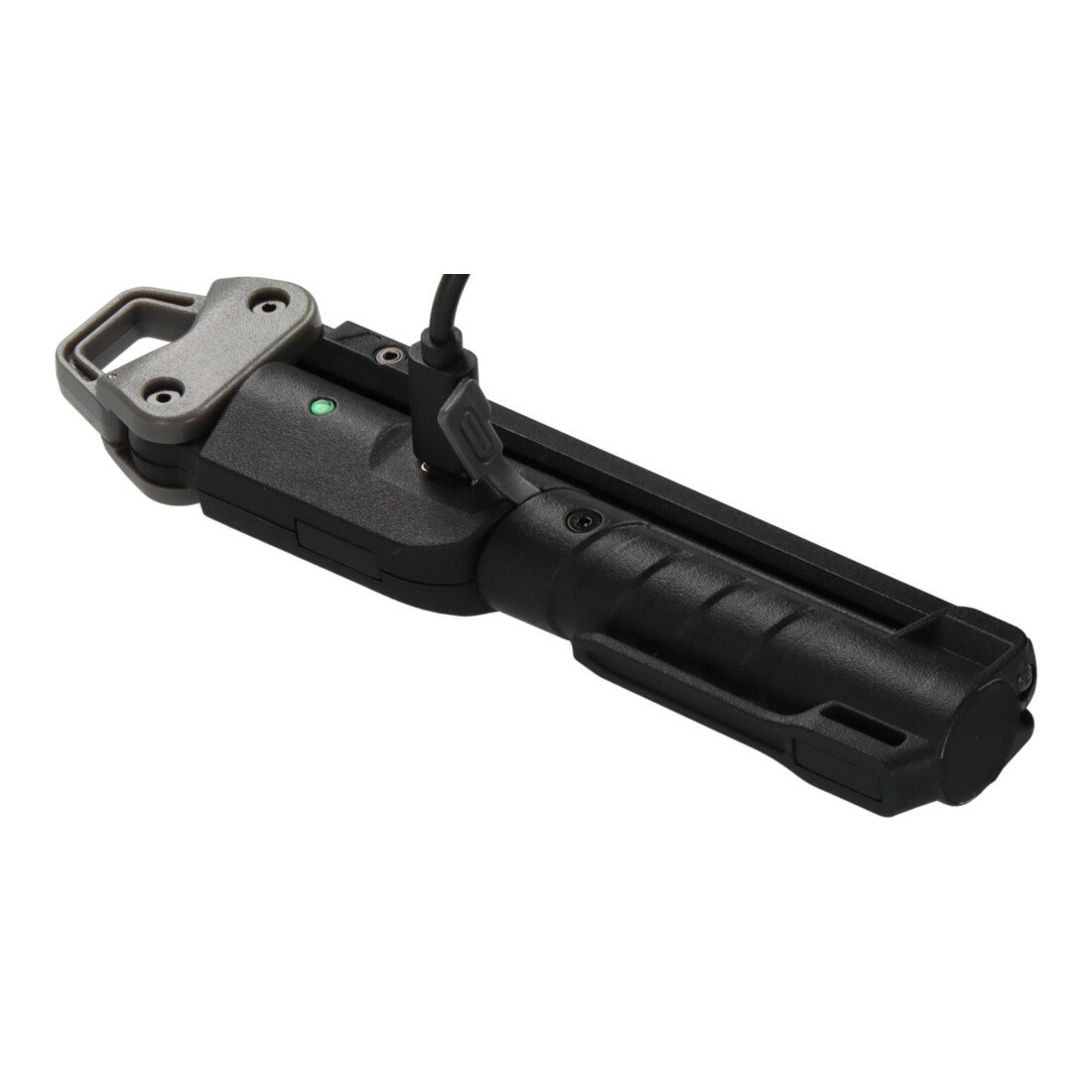 Brennenstuhl Accu LED Handlamp HL 400 AC / LED Werkplaatslamp met ingebouwde accu (400lm, 3 individueel schakelbare lichtbronnen, inklapbaar, brandduur max. 6u, incl. USB C oplaadkabel)