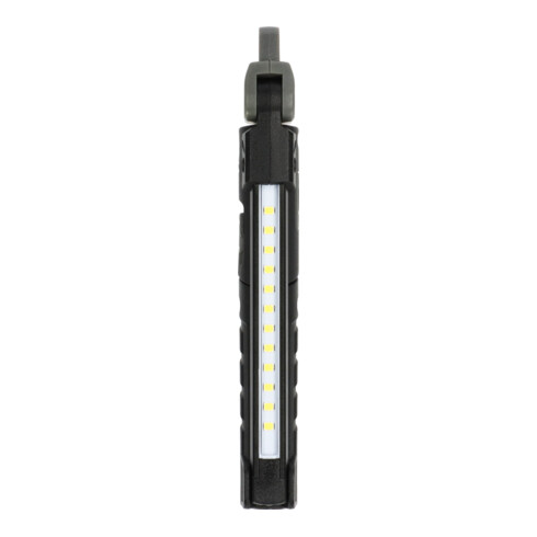 Brennenstuhl Accu LED Handlamp HL 400 AC / LED Werkplaatslamp met ingebouwde accu (400lm, 3 individueel schakelbare lichtbronnen, inklapbaar, brandduur max. 6u, incl. USB C oplaadkabel)