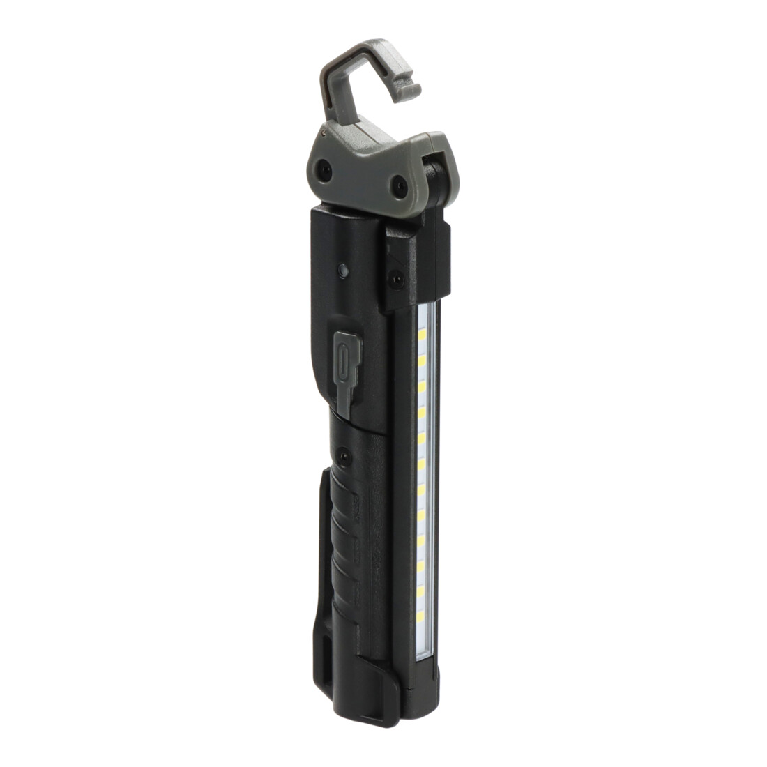 Brennenstuhl Accu LED Handlamp HL 400 AC / LED Werkplaatslamp met ingebouwde accu (400lm, 3 individueel schakelbare lichtbronnen, inklapbaar, brandduur max. 6u, incl. USB C oplaadkabel)