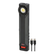 Brennenstuhl Accu LED Handlamp HL 600 AD Dynamo 600lm IP54 IK08 USB C-1