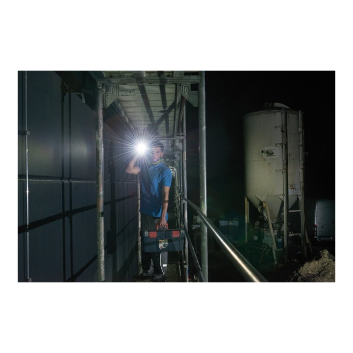 Brennenstuhl Accu Zaklamp LED LuxPremium TL 210 AF/Handlamp met heldere Osram-LED (200lm, tot 13u brandduur, 55m bereik, stof- en spatwaterdicht IP44)