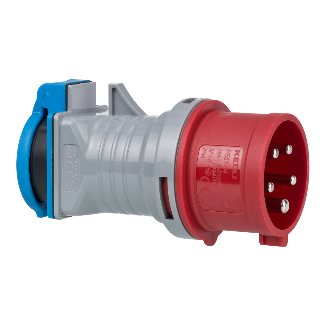 Brennenstuhl Adattatore CEE IP44, spina CEE 400V/16A, presa 230V/16A