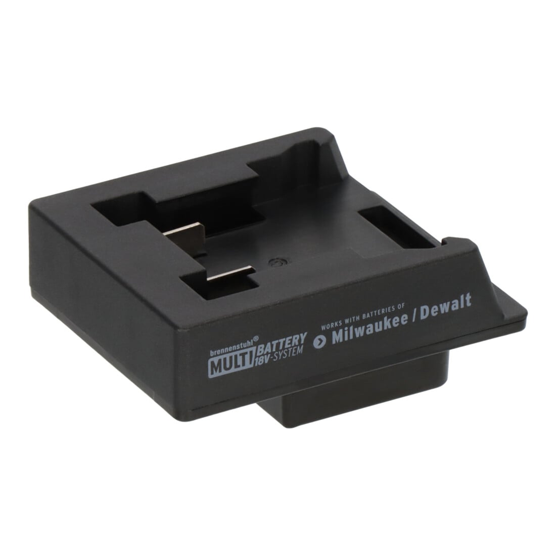 Brennenstuhl Adattatore Milwaukee/Dewalt per faretti da cantiere a LED nel sistema brennenstuhl® Multi Battery 18V