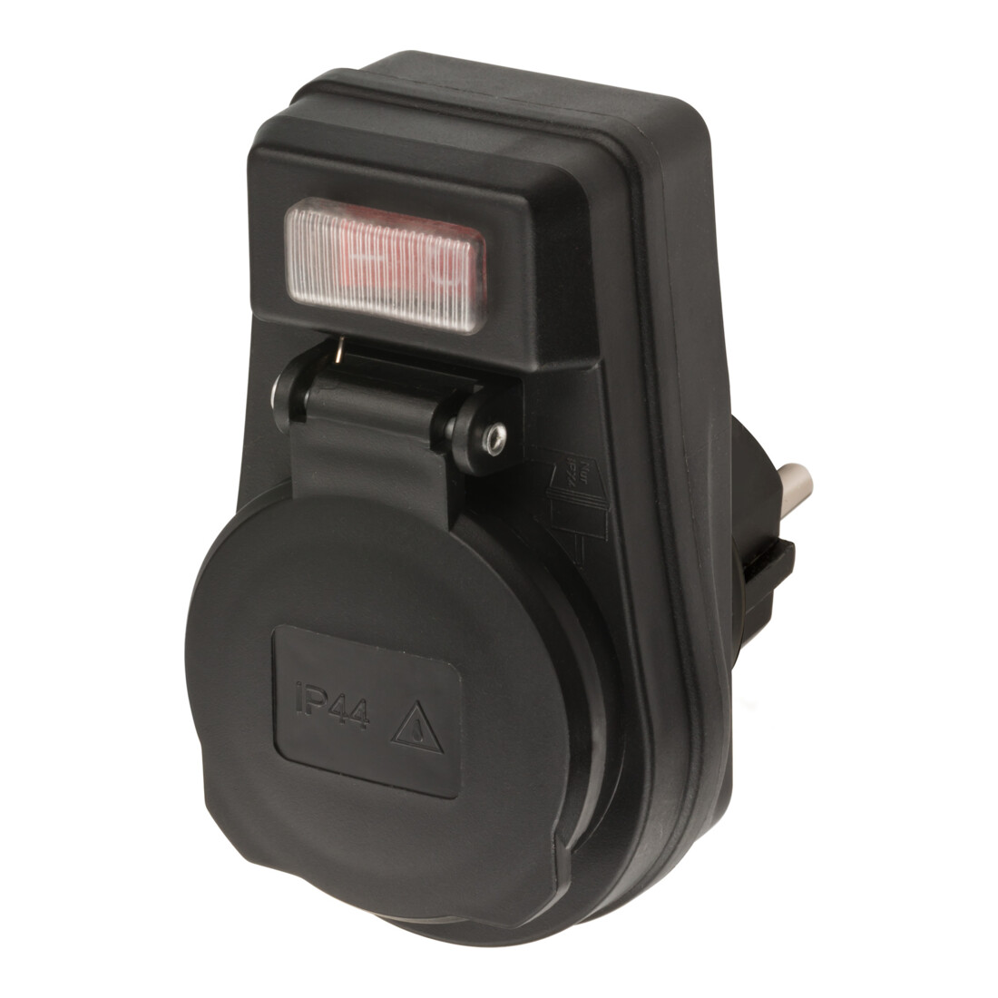 Brennenstuhl Adattatore per presa di corrente EDS 10 IP44 con interruttore on/off, per uso esterno in sacchetto di plastica