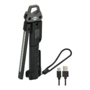Brennenstuhl Akku LED Handllampe HL 400 AC / LED Werkstattlampe mit integriertem Akku (400lm, 3 individuell schaltbare Lichtquellen, zusammenklappbar, Leuchtdauer max. 6h, inkl. USB C Ladekabel)-2