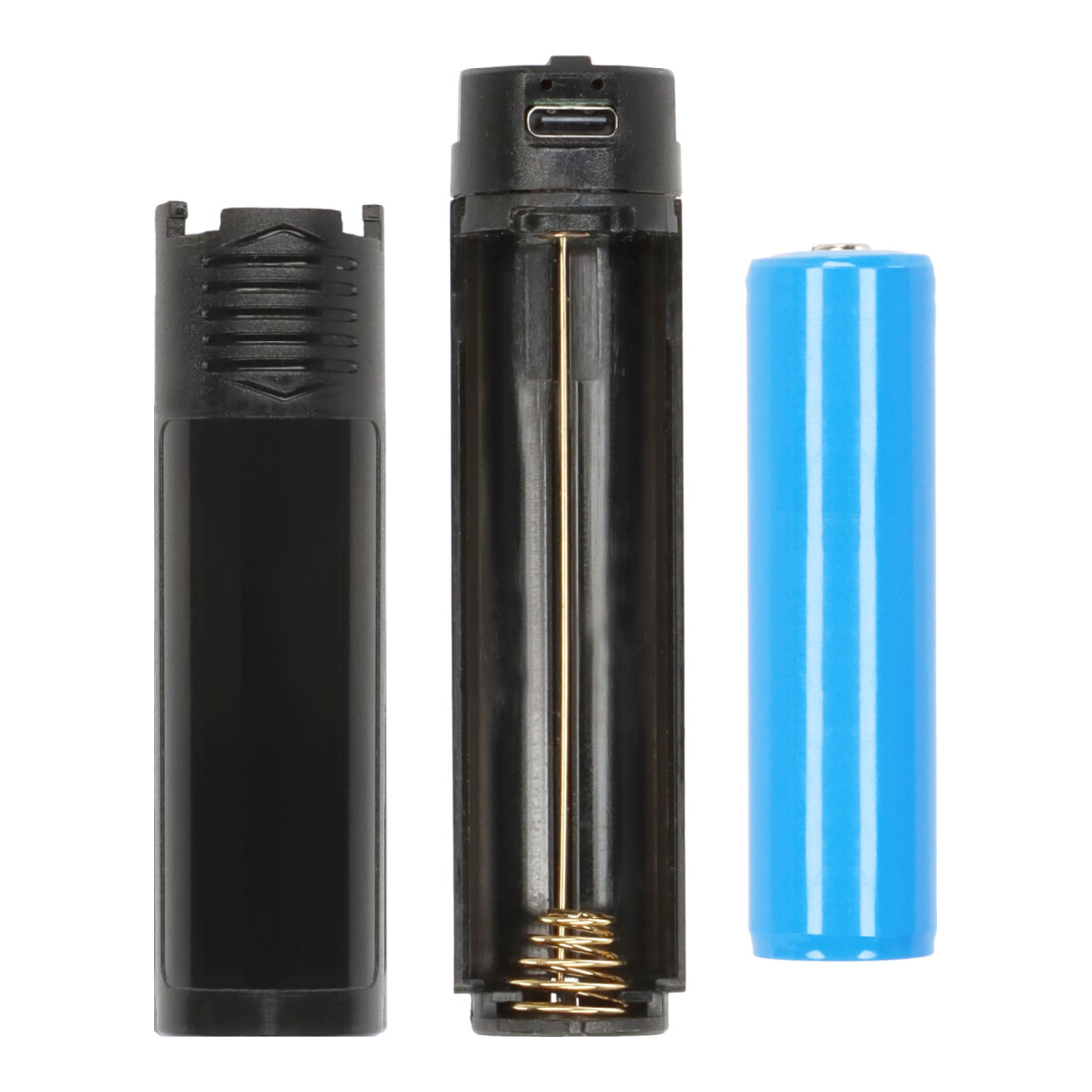 Brennenstuhl Akku Pack AP18650 (Standard 18650 Li-Ion 3,7V/2,5Ah Akku, über USB C aufladbar)
