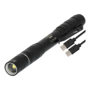 Brennenstuhl Akku Taschenlampe LED LuxPremium TL 210 AF/Handlampe mit heller Osram-LED (200lm, bis zu 13h Leuchtdauer, 55m Leuchtweite, fremdkörper- und spritzwassergeschützt IP44)-2