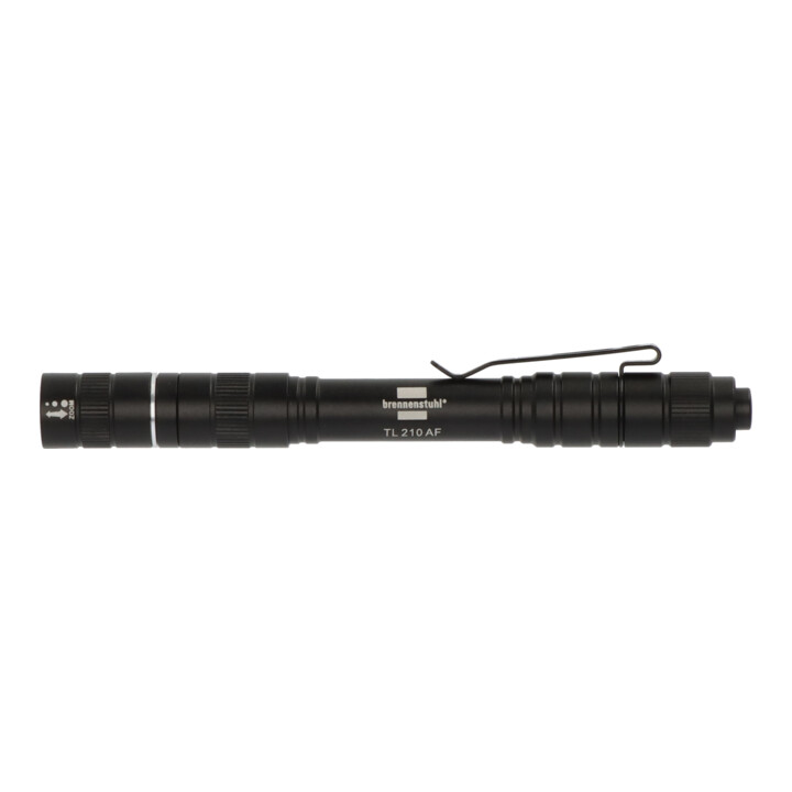 Brennenstuhl Akku Taschenlampe LED LuxPremium TL 210 AF/Handlampe mit heller Osram-LED (200lm, bis zu 13h Leuchtdauer, 55m Leuchtweite, fremdkörper- und spritzwassergeschützt IP44)