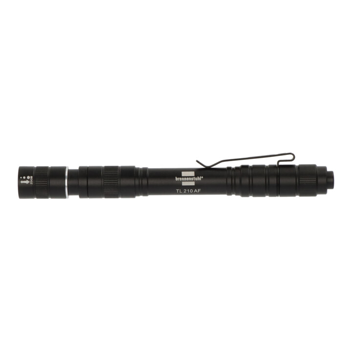 Brennenstuhl Akku Taschenlampe LED LuxPremium TL 210 AF/Handlampe mit heller Osram-LED (200lm, bis zu 13h Leuchtdauer, 55m Leuchtweite, fremdkörper- und spritzwassergeschützt IP44)