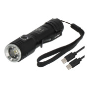 Brennenstuhl Akku Taschenlampe LED LuxPremium TL 410 A/Handlampe mit heller Osram-LED (400lm, bis zu 29h Leuchtdauer, 131m Leuchtweite, fremdkörper- und spritzwassergeschützt IP44)-1